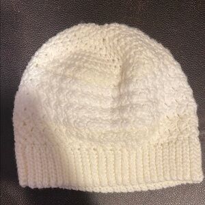 Cozy White Knit Beanie